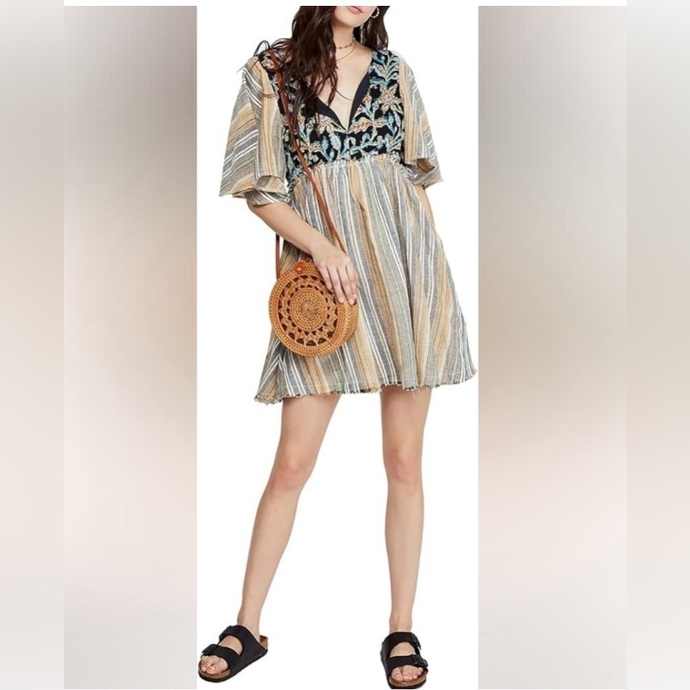 Free People mini dress floral - Picture 3 of 3